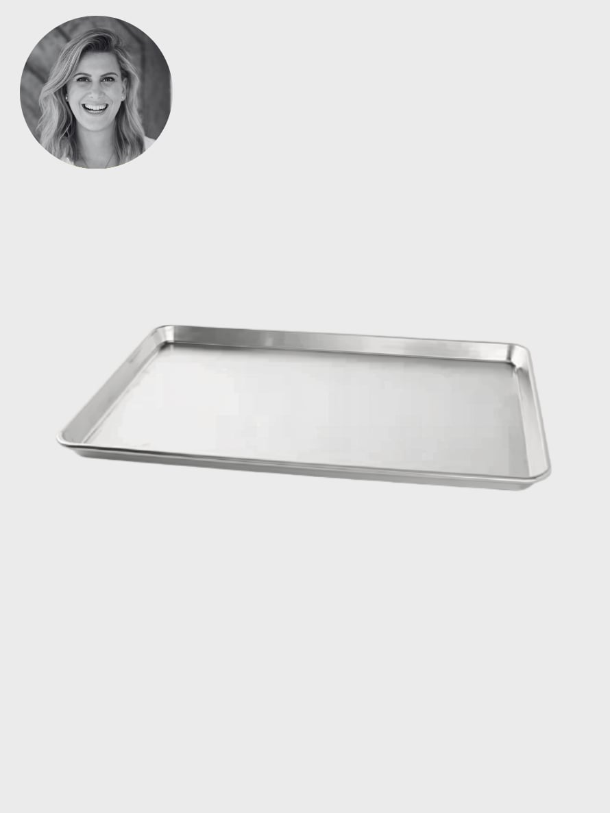 Chef’s Warehouse Aluminium baking sheet with rolled edge